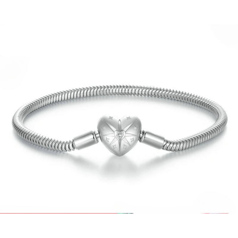 PULSEIRA CORAZÓN PRATAS 925