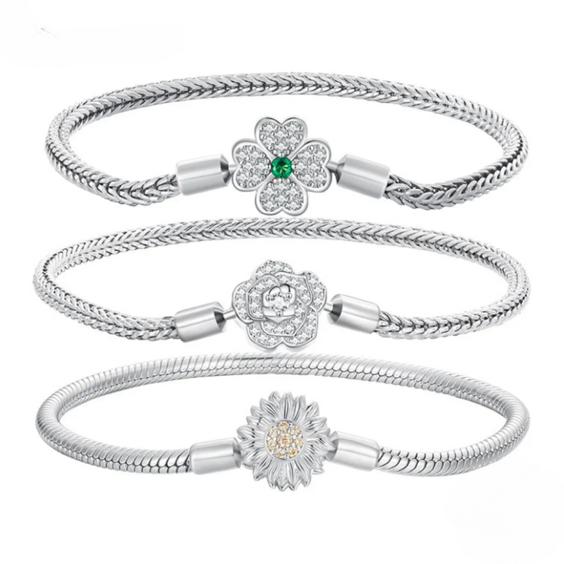 PULSEIRA DE CRISTAL PRATAS 925