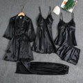 KIT 5 PEÇAS DE PIJAMA EM SEDA