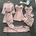 CONJUNTO ELISA 5 PEÇAS EM CETIM