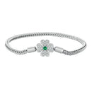 PULSEIRA DE CRISTAL PRATAS 925