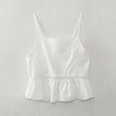 BLUSA LISA BORDADA
